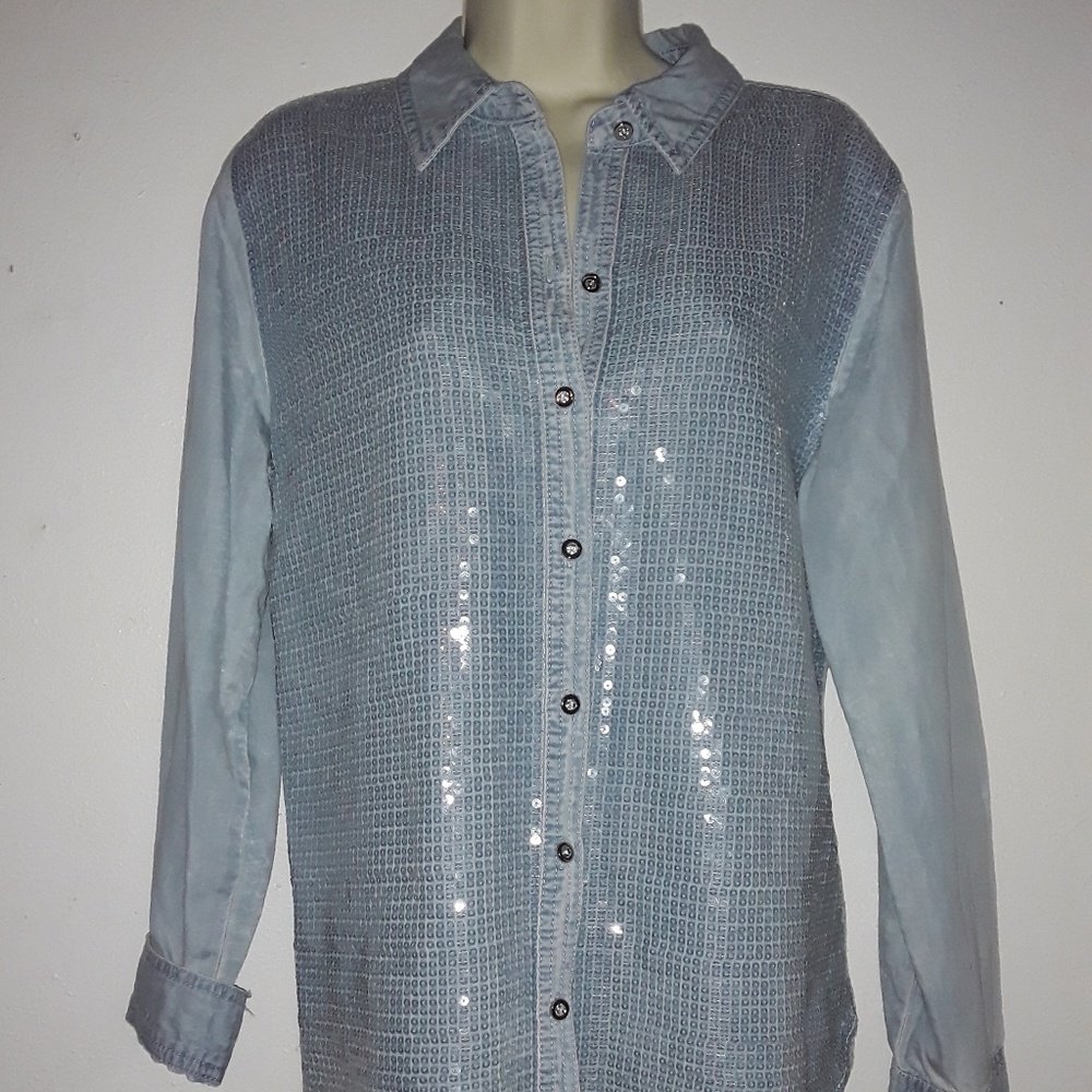Chicos sequins denim